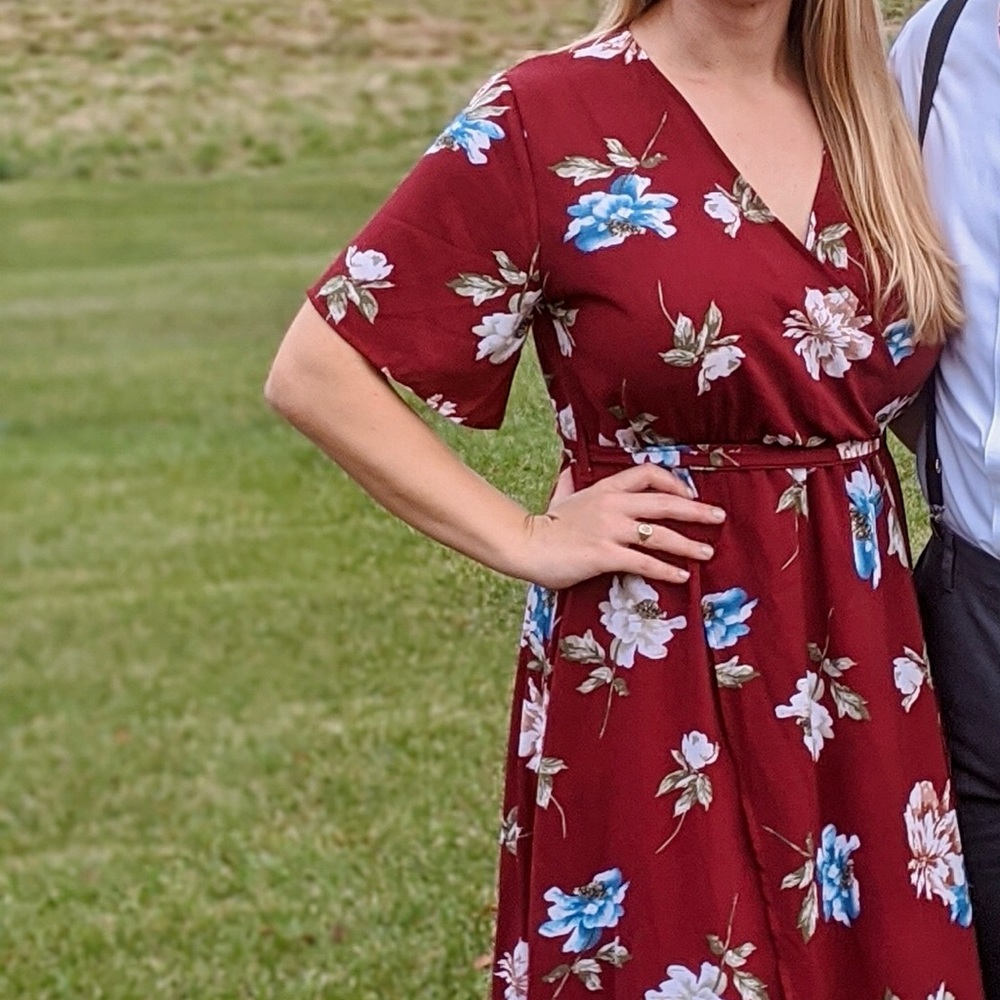 Maxi floral dress